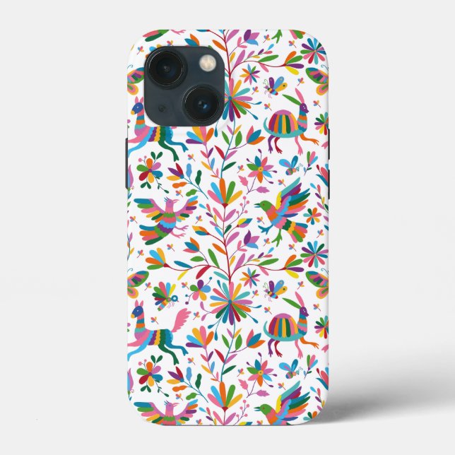  Mexican Otomi Style Bright Pattern Case-Mate iPhone Case (Back)
