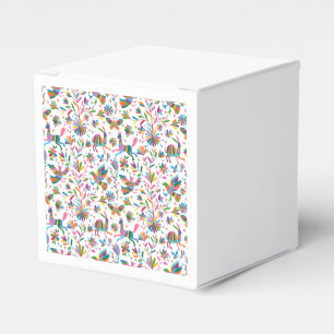  Mexican Otomi Style Bright Pattern Favor Boxes