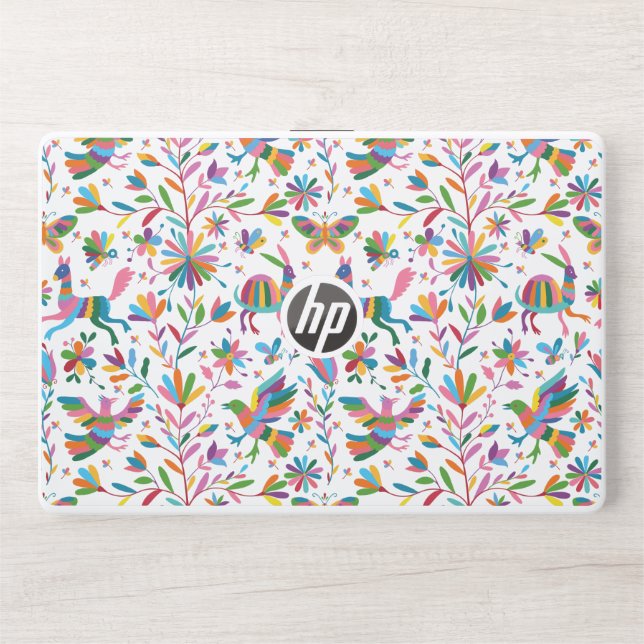 Mexican Otomi Style Bright Pattern HP Laptop Skin (Front)