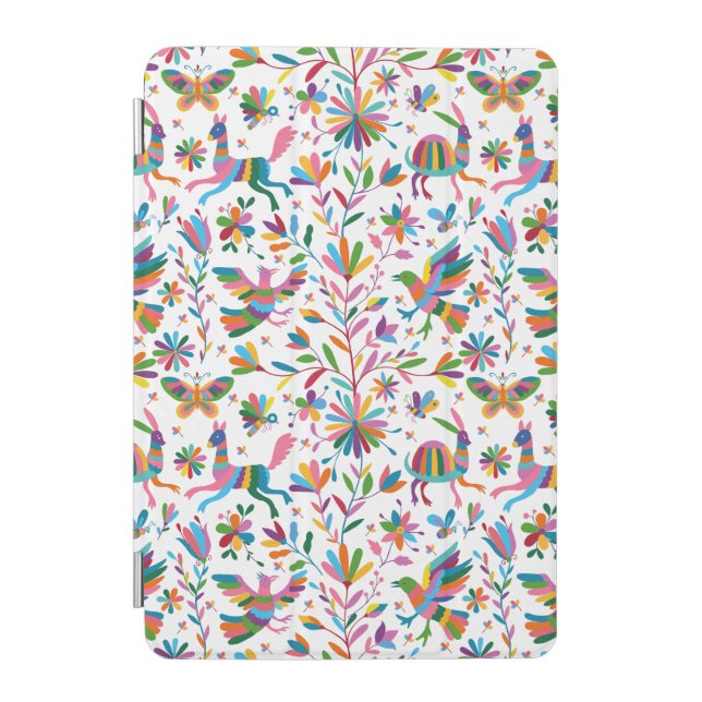  Mexican Otomi Style Bright Pattern iPad Mini Cover (Front)