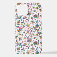 Mexican Otomi Style Bright Pattern