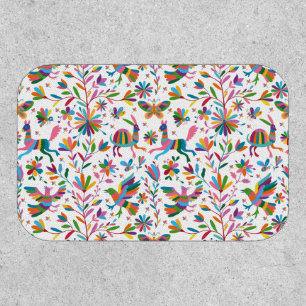 Mexican Otomi Style Bright Pattern Patch