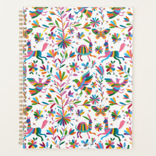 Mexican Otomi Style Bright Pattern Planner