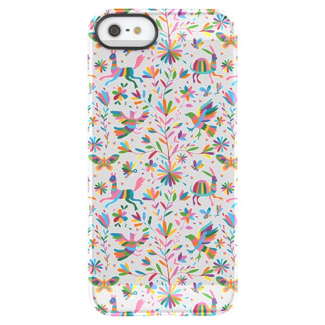  Mexican Otomi Style Bright Pattern Uncommon iPhone Case (Back)