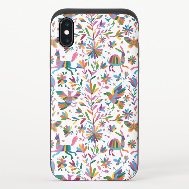  Mexican Otomi Style Bright Pattern Uncommon iPhone Case (Back)