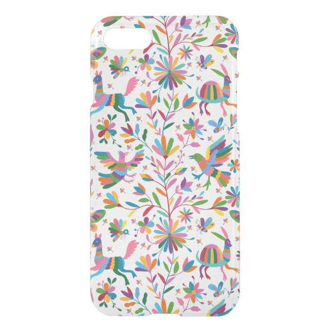  Mexican Otomi Style Bright Pattern Uncommon iPhone Case (Back)
