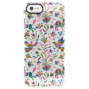  Mexican Otomi Style Bright Pattern Clear iPhone SE/5/5s Case