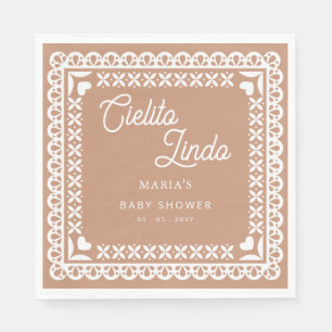Mexican Papel Picado Cielito Lindo Baby Shower Napkins