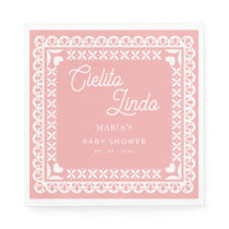 Mexican Papel Picado Cielito Lindo Baby Shower Napkins