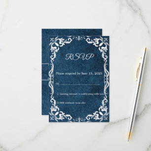 Mexican Papel Picado Wedding RSVP Card