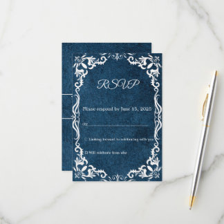 Mexican Papel Picado Wedding RSVP Card