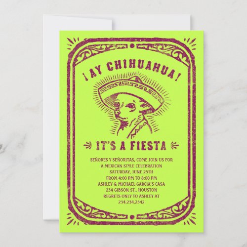 Mexican Party Invitations