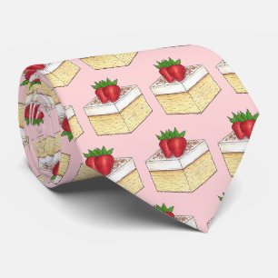 Mexican Pastel de Tres Leches Cake Baking Dessert Neck Tie