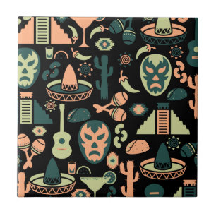 Mexican Pattern Ceramic Tile