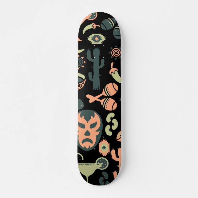 Mexican Pattern Skateboard (Front)