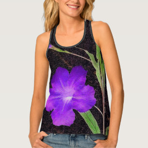 Mexican Petunia Purple Tank Top
