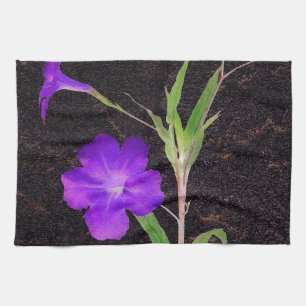 Mexican Petunia Purple Towel