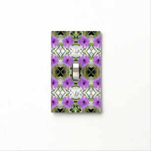 Mexican Petunias and Latticework Light Switch Cover