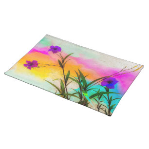 Mexican Petunias Love Color Cloth Placemat