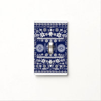 Mexican Picado Blue Navy Cut Papel Paper Spanish