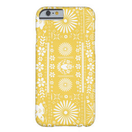 Mexican Picado Yellow Cut Papel Paper Spanish Barely There iPhone 6 Case