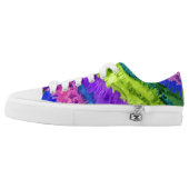 Mexican Pinata Happy Feet Sneakers (Left Shoe Outside)