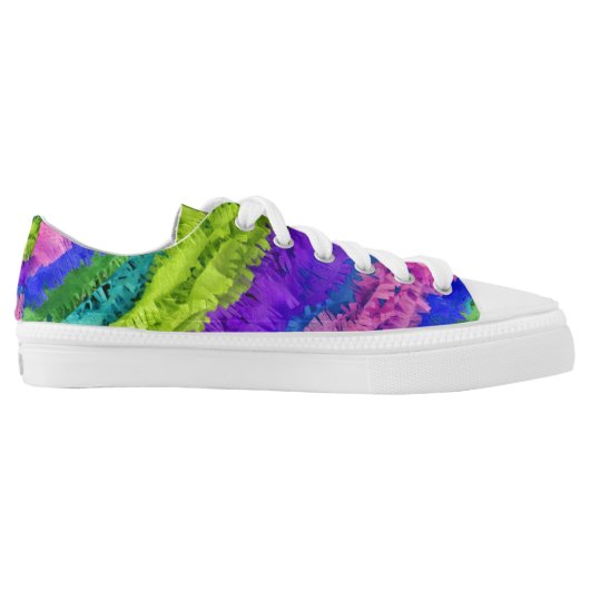Mexican Pinata Happy Feet Sneakers (Left Shoe Inside)