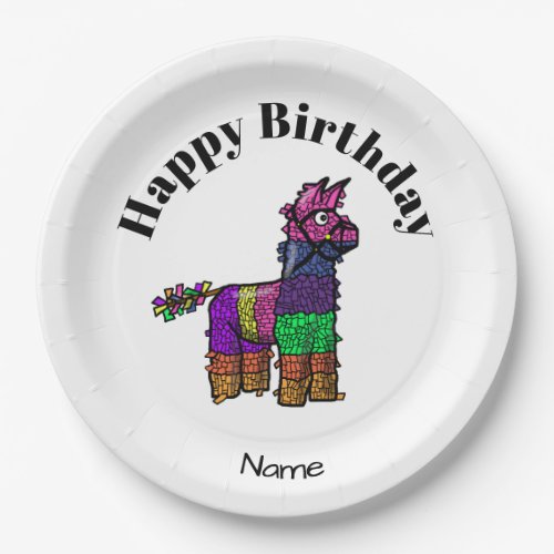 Mexican Pinata Paper Plates  Customize It