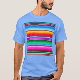 Mexican Poncho Background Seamless pattern T-Shirt