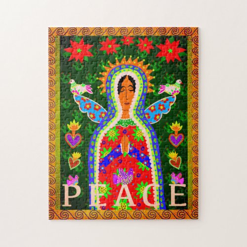 Mexican Praying Peace Angel Jigsaw Puzzle