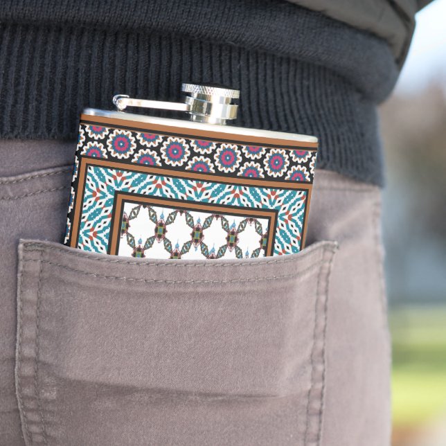 Mexican Pride 2 Design Flask (In Situ)