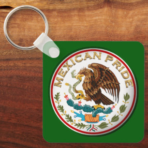 Mexican Pride (Eagle from Mexican Flag) Keychain