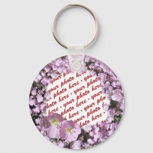Mexican Primrose Photo Frame Keychain