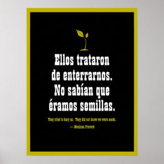 Mexican Proverb Poster