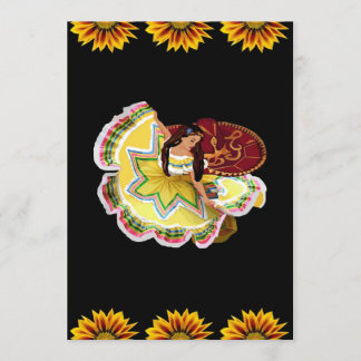 Mexican Quinceanera Themed Invitations