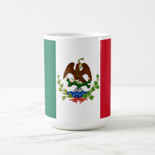 Mexican Republic Flag: 1824-1835, Santa Anna Color Morph Mug