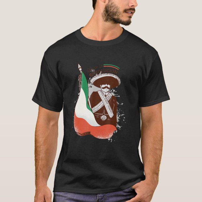 Mexican Revolution Day Mexico T-Shirt (Front)