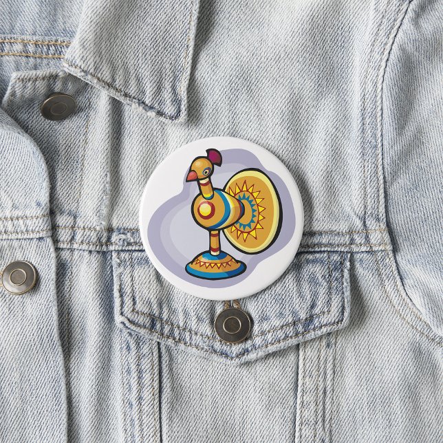 Mexican Rooster Toy Button (Creator Uploaded)