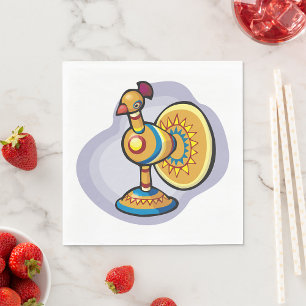 Mexican Rooster Toy Napkins