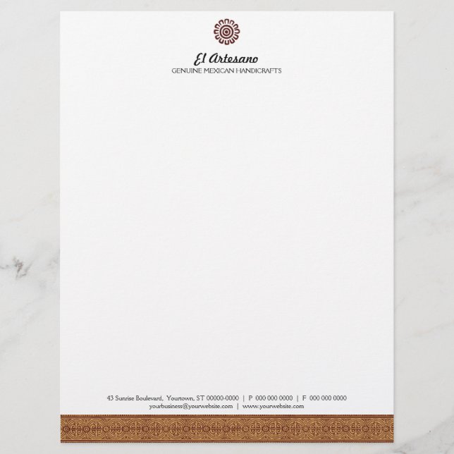 Mexican Rose Letterhead (Front)