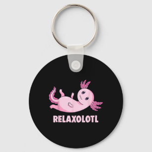 Mexican Salamander Axolotl Keychain