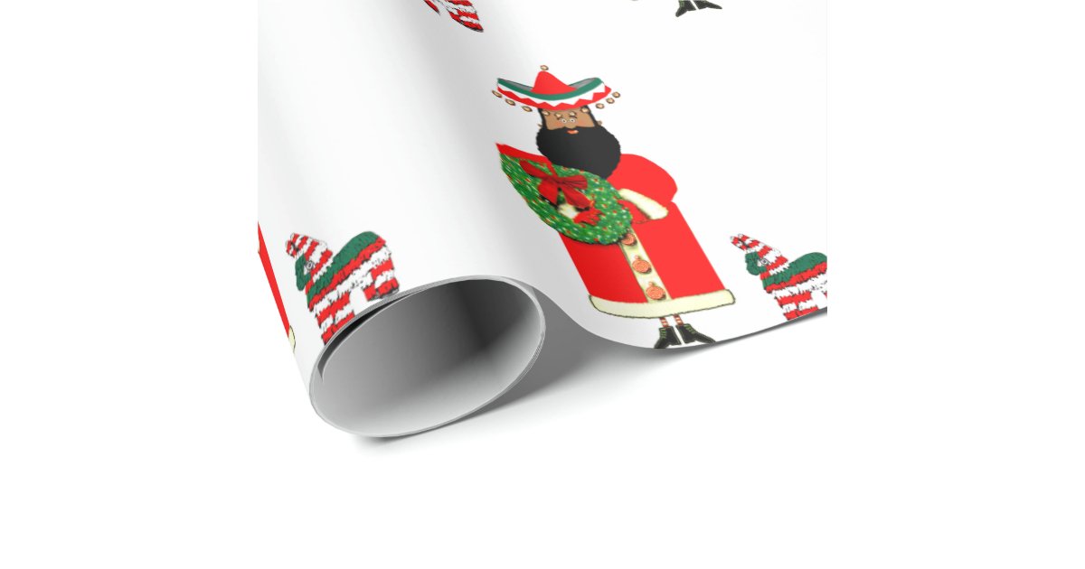 Christmas Aztec Gift Wrap Papers - Flying S Company