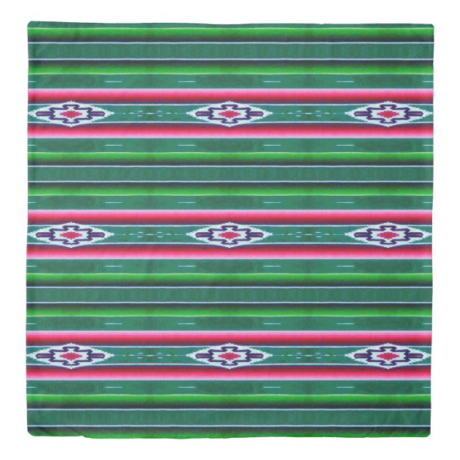 Mexican Sarape Pattern Duvet Cover (Front)