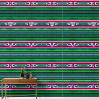 Mexican Sarape Pattern Wallpaper