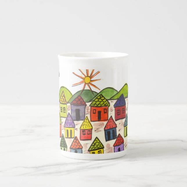 Mexican Scene Coffee Cup (Front)