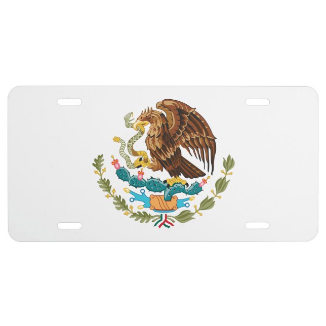 MEXICAN SEAL LICENSE PLATE (Front)