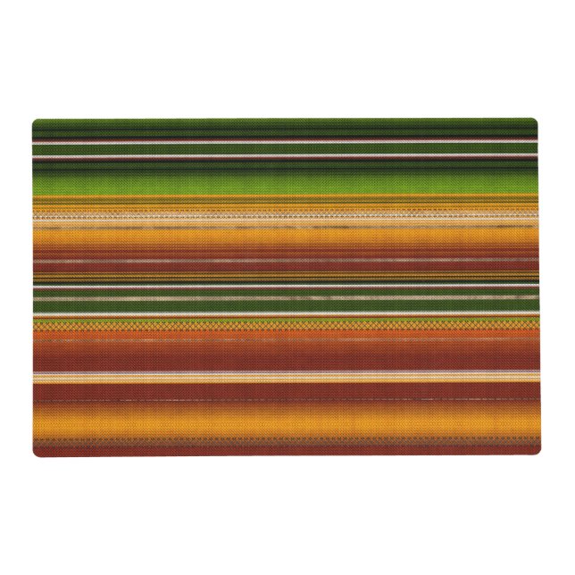 Mexican serape #1 placemat (Front)
