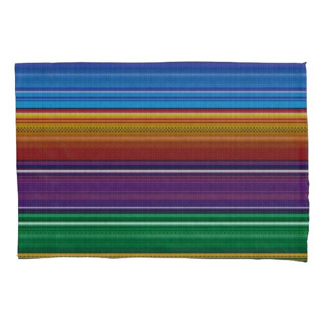 Mexican serape #3 pillow case (Front)