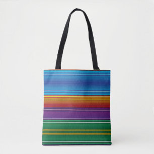 Mexican serape #3 tote bag