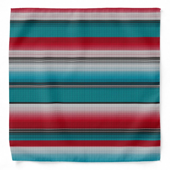 Mexican serape #5 bandana (Front)